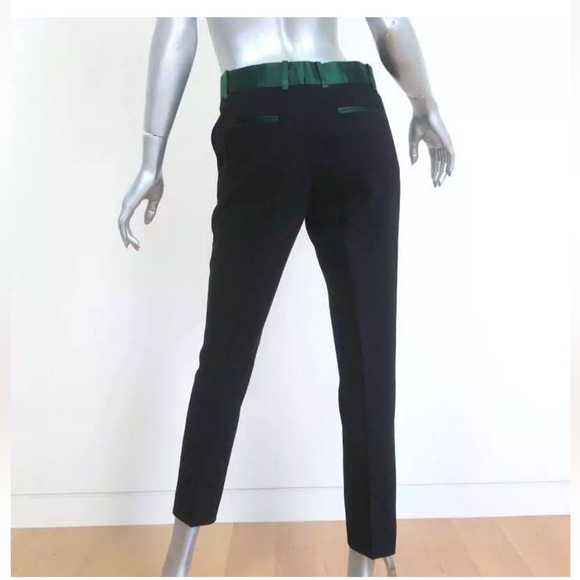 NWT Céline back wool and emerald satin tuxedo suit - size FR38, Phoebe Philo era - Picture 11 of 11